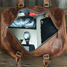 Load image into Gallery viewer, Cowhide Leather Travel Bag
