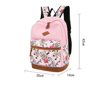 Load image into Gallery viewer, Floral Three-Piece Backpack
