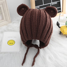 Load image into Gallery viewer, Bear Ears Wool Hat
