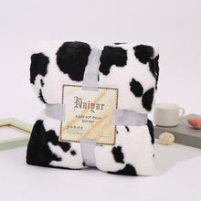 Load image into Gallery viewer, Soft Cow Print Fleece Blanket
