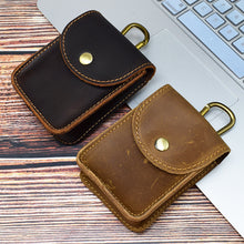 Load image into Gallery viewer, Cowhide Fold Buckle Pouch
