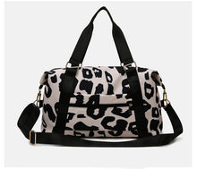 Load image into Gallery viewer, Leopard Travel Duffel Bag
