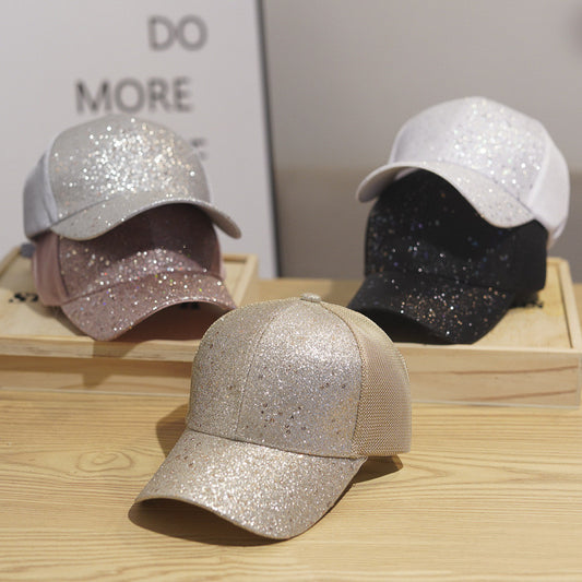 Mesh Sequin Hat