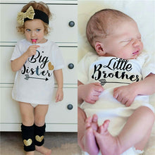 Load image into Gallery viewer, Printed Sister &amp; Brother Short Sleeve Shirt
