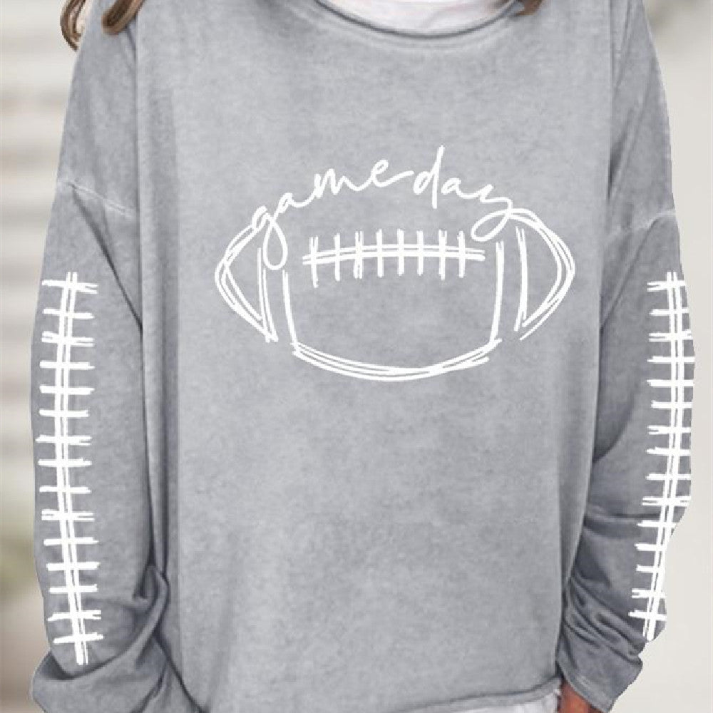 Football Gameday Oversized Sweatshirt