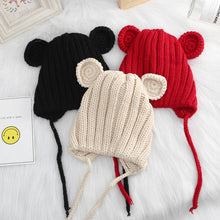 Load image into Gallery viewer, Bear Ears Wool Hat
