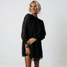 Load image into Gallery viewer, Babydoll Lace Long Sleeve Dress
