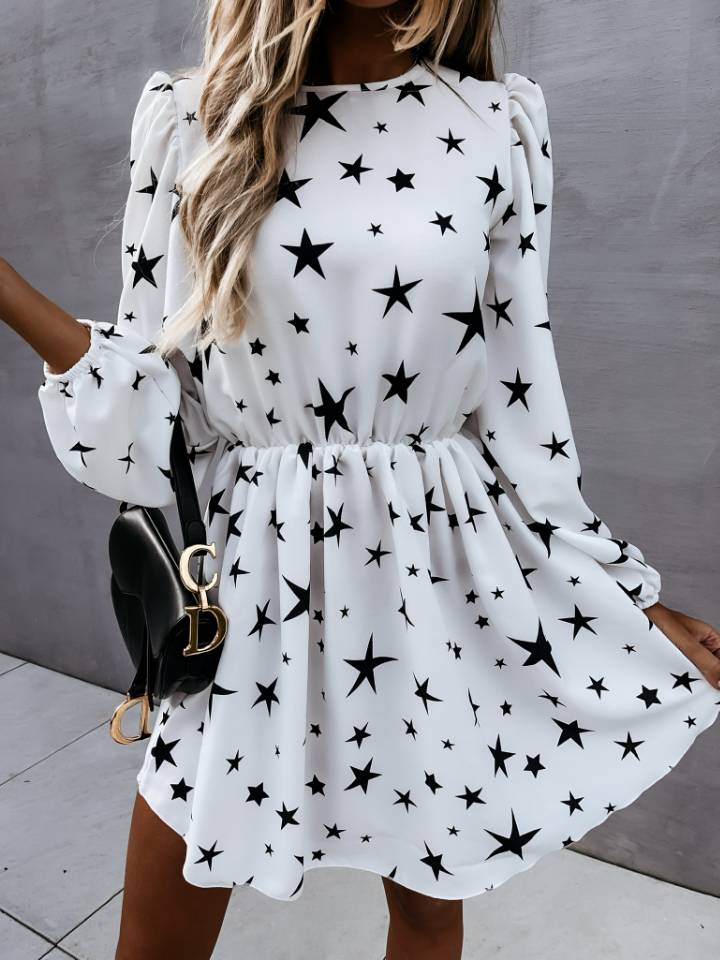 Star Print Dress