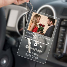 Load image into Gallery viewer, Customized Song Photo Keychain
