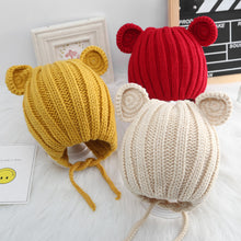 Load image into Gallery viewer, Bear Ears Wool Hat
