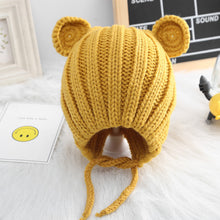 Load image into Gallery viewer, Bear Ears Wool Hat
